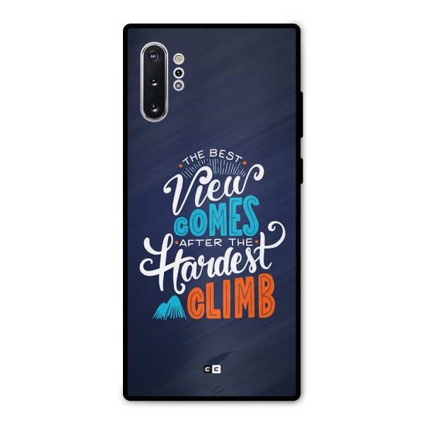 Hardest Climb Metal Back Case for Galaxy Note 10 Plus