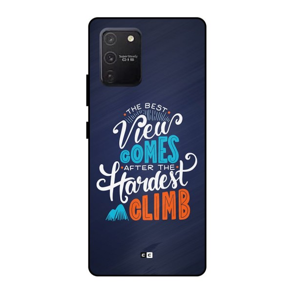 Hardest Climb Metal Back Case for Galaxy S10 Lite