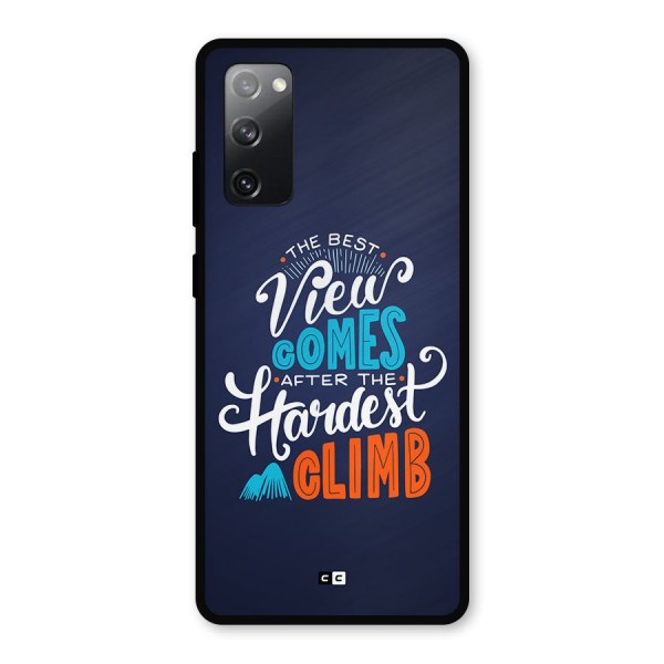 Hardest Climb Metal Back Case for Galaxy S20 FE