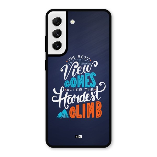 Hardest Climb Metal Back Case for Galaxy S21 FE 5G