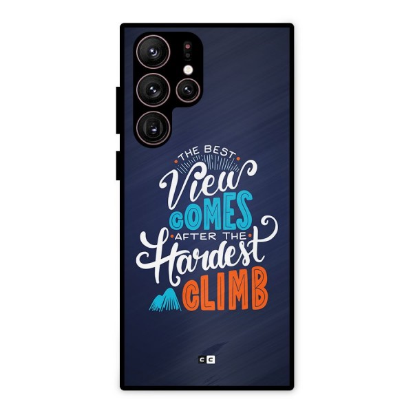 Hardest Climb Metal Back Case for Galaxy S22 Ultra 5G