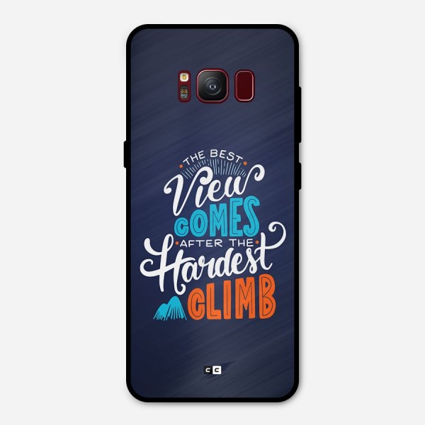 Hardest Climb Metal Back Case for Galaxy S8