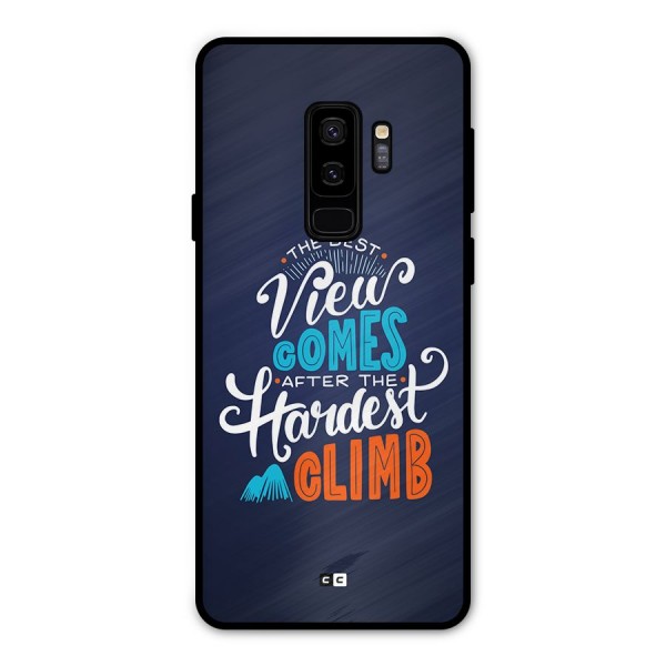 Hardest Climb Metal Back Case for Galaxy S9 Plus