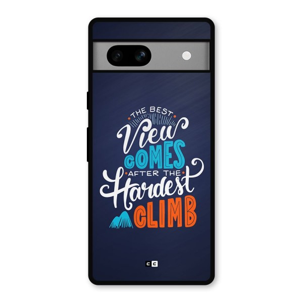 Hardest Climb Metal Back Case for Google Pixel 7a