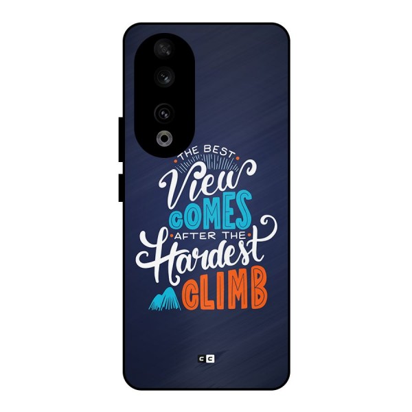 Hardest Climb Metal Back Case for Honor 90