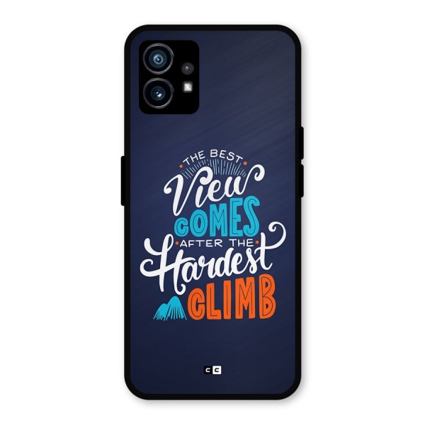 Hardest Climb Metal Back Case for Nothing Phone 1