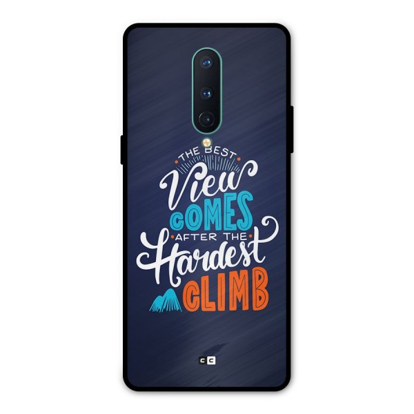 Hardest Climb Metal Back Case for OnePlus 8