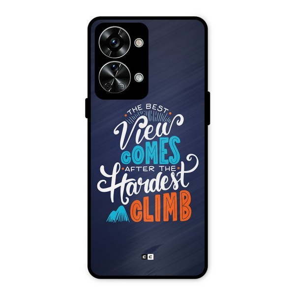 Hardest Climb Metal Back Case for OnePlus Nord 2T