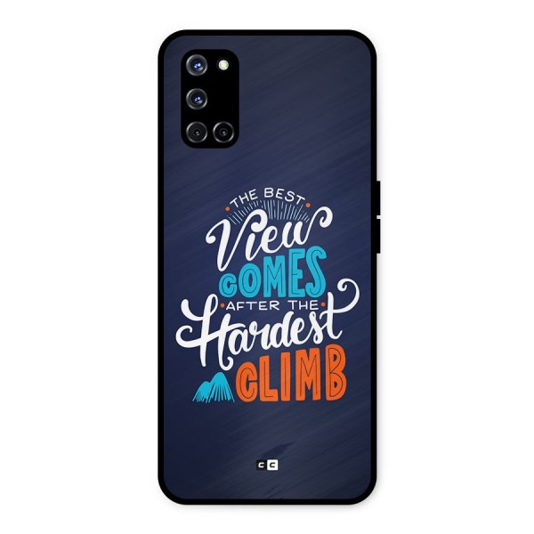 Hardest Climb Metal Back Case for Oppo A52