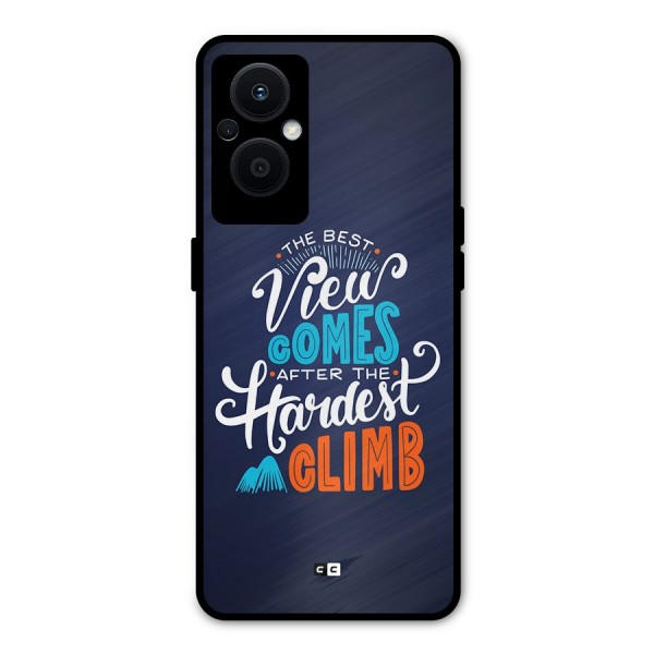 Hardest Climb Metal Back Case for Oppo F21s Pro 5G