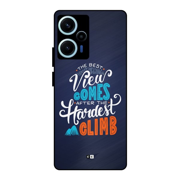 Hardest Climb Metal Back Case for Poco F5