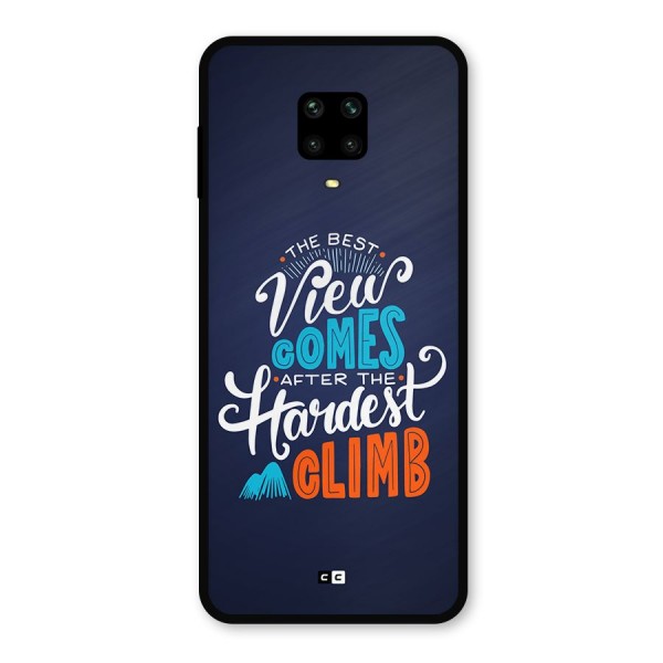 Hardest Climb Metal Back Case for Poco M2