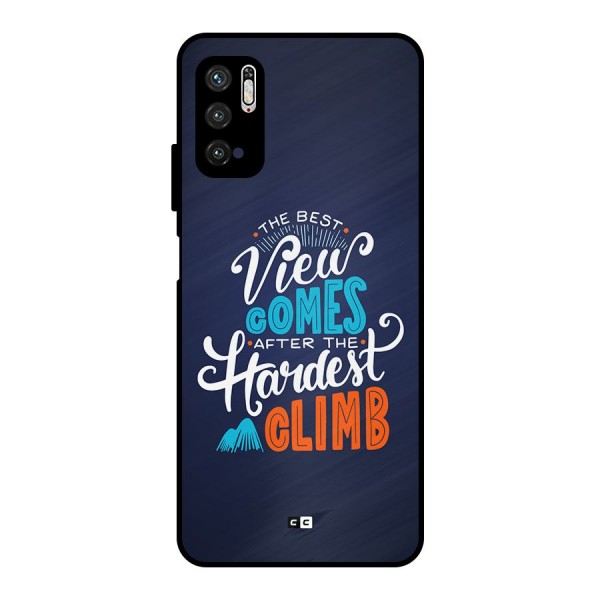 Hardest Climb Metal Back Case for Poco M3 Pro 5G