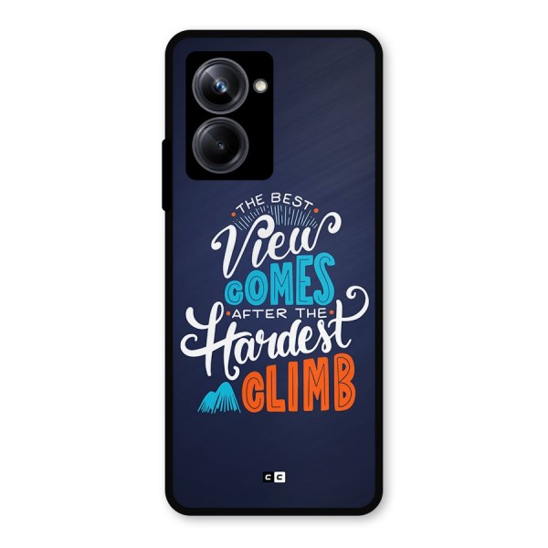 Hardest Climb Metal Back Case for Realme 10 Pro