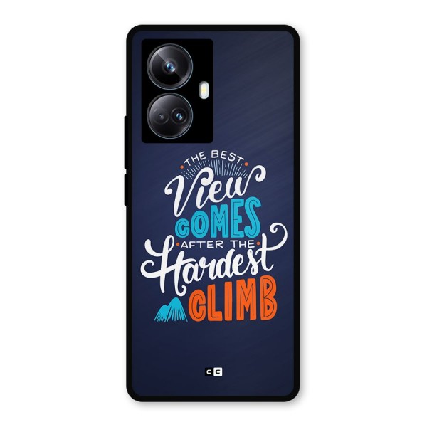 Hardest Climb Metal Back Case for Realme 10 Pro Plus