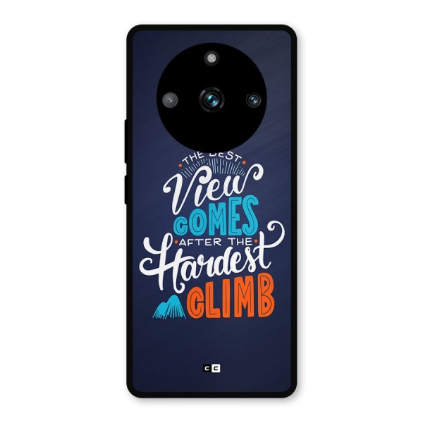 Hardest Climb Metal Back Case for Realme 11 Pro