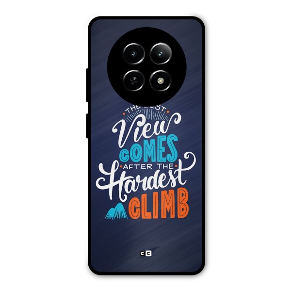 Hardest Climb Metal Back Case for Realme 12 5G