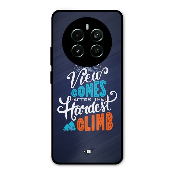 Hardest Climb Metal Back Case for Realme 12 Pro Plus