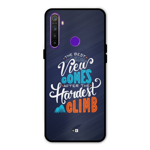 Hardest Climb Metal Back Case for Realme 5i