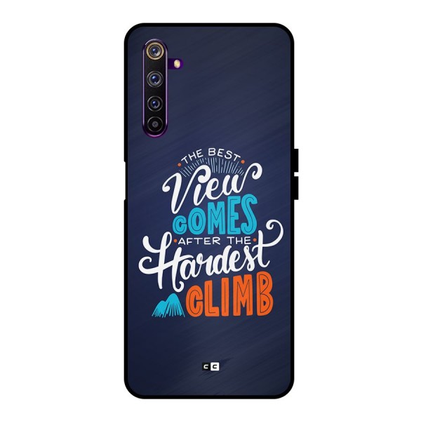 Hardest Climb Metal Back Case for Realme 6 Pro