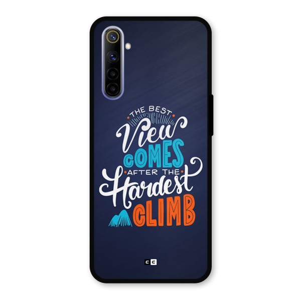 Hardest Climb Metal Back Case for Realme 6i