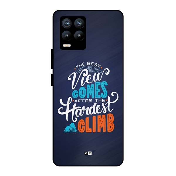 Hardest Climb Metal Back Case for Realme 8