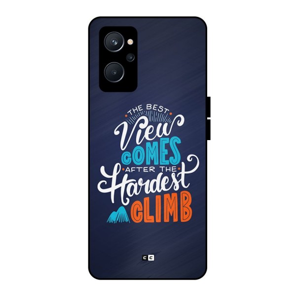 Hardest Climb Metal Back Case for Realme 9i 5G