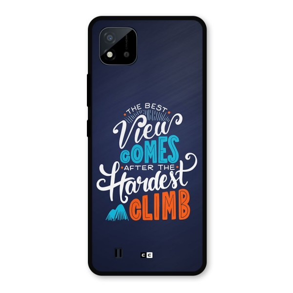 Hardest Climb Metal Back Case for Realme C11 2021