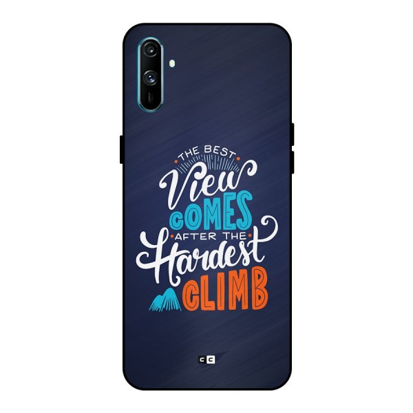 Hardest Climb Metal Back Case for Realme C3