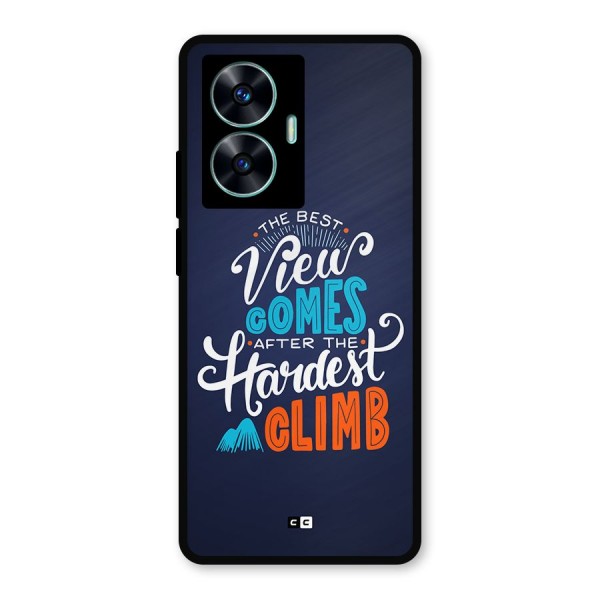 Hardest Climb Metal Back Case for Realme C55