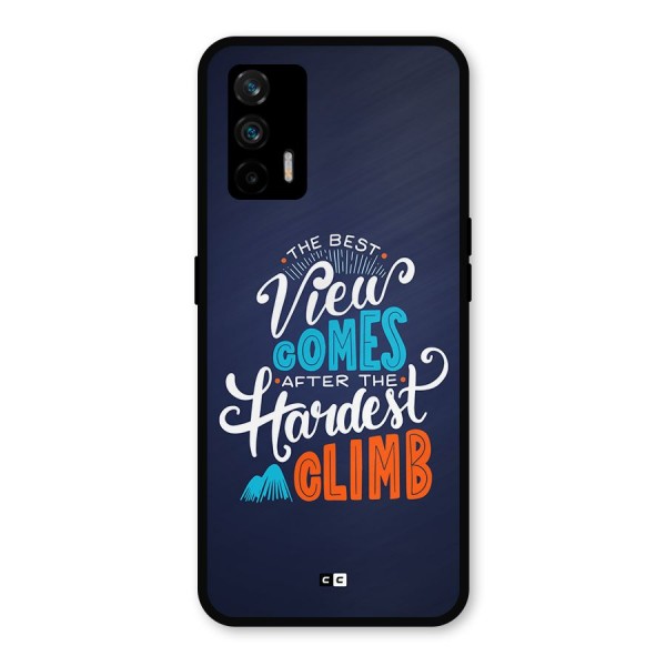 Hardest Climb Metal Back Case for Realme GT 5G