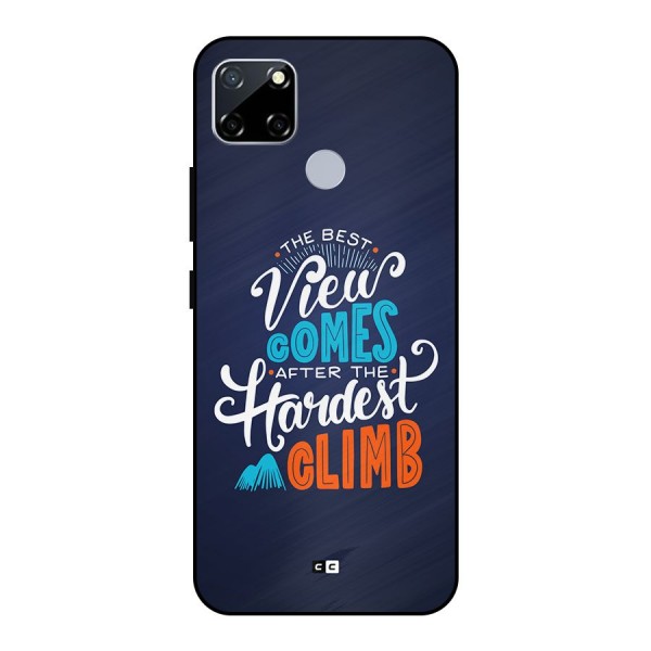 Hardest Climb Metal Back Case for Realme Narzo 20