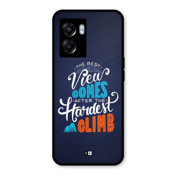 Hardest Climb Metal Back Case for Realme Narzo 50 5G