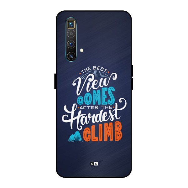 Hardest Climb Metal Back Case for Realme X3 SuperZoom