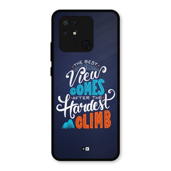 Hardest Climb Metal Back Case for Redmi 10