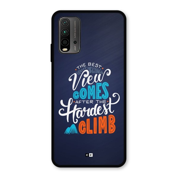 Hardest Climb Metal Back Case for Redmi 9 Power