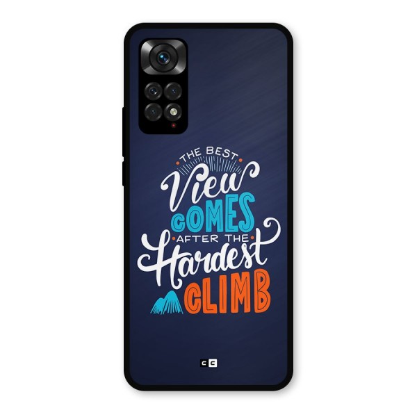 Hardest Climb Metal Back Case for Redmi Note 11s