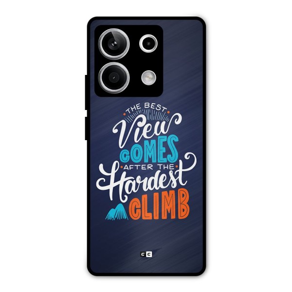 Hardest Climb Metal Back Case for Redmi Note 13 5G