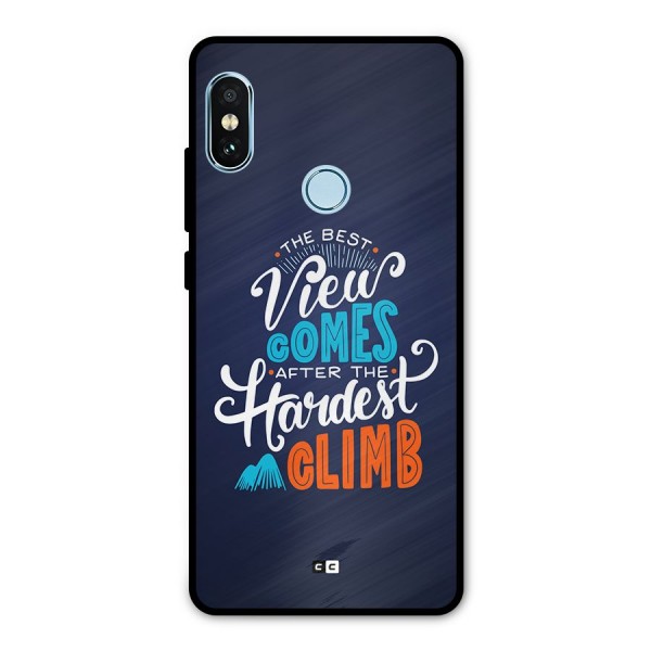 Hardest Climb Metal Back Case for Redmi Note 5 Pro