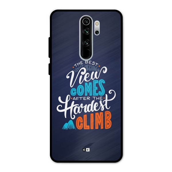 Hardest Climb Metal Back Case for Redmi Note 8 Pro