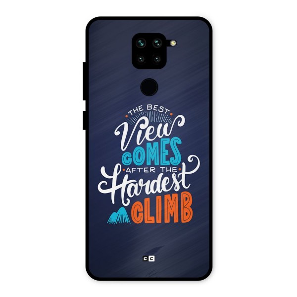 Hardest Climb Metal Back Case for Redmi Note 9