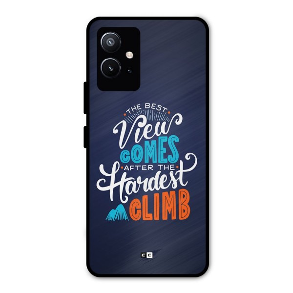 Hardest Climb Metal Back Case for Vivo T1 5G