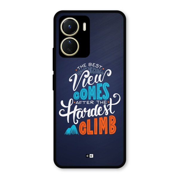 Hardest Climb Metal Back Case for Vivo T2x