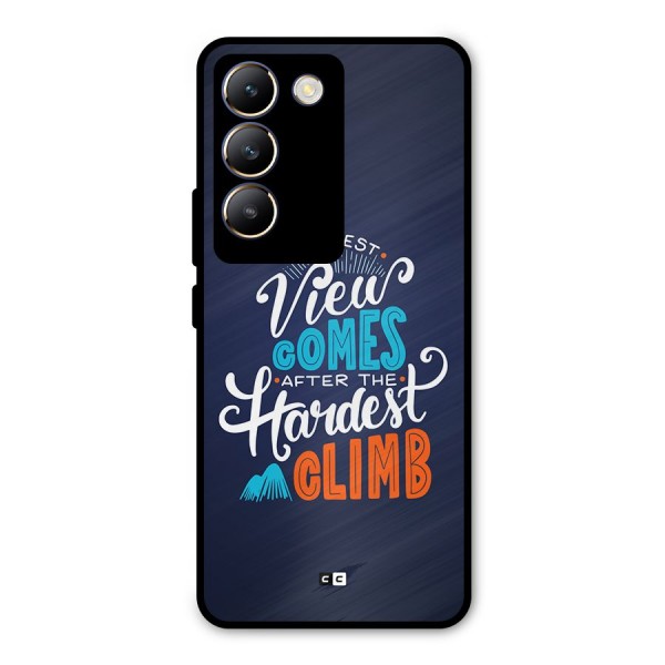 Hardest Climb Metal Back Case for Vivo T3 5G