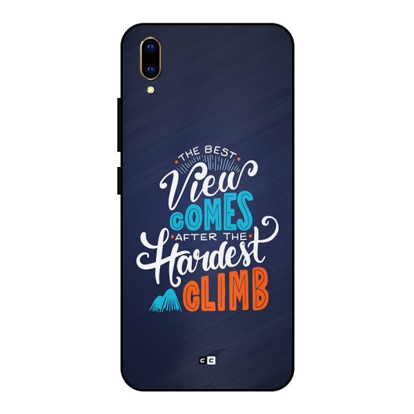 Hardest Climb Metal Back Case for Vivo V11 Pro