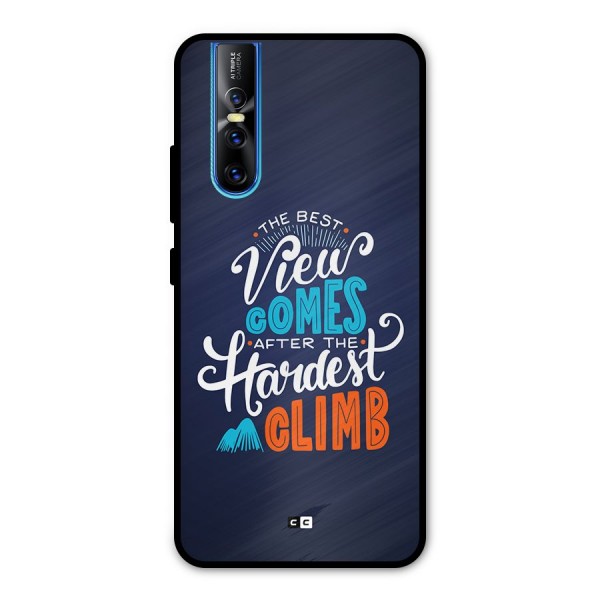 Hardest Climb Metal Back Case for Vivo V15 Pro