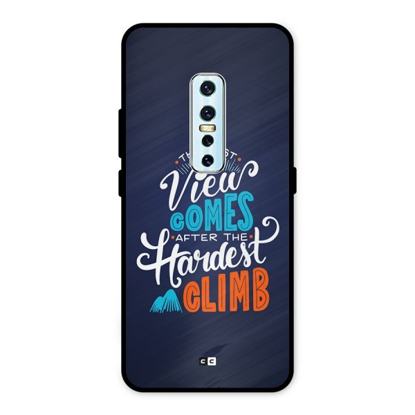 Hardest Climb Metal Back Case for Vivo V17 Pro