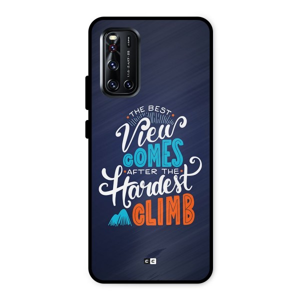 Hardest Climb Metal Back Case for Vivo V19