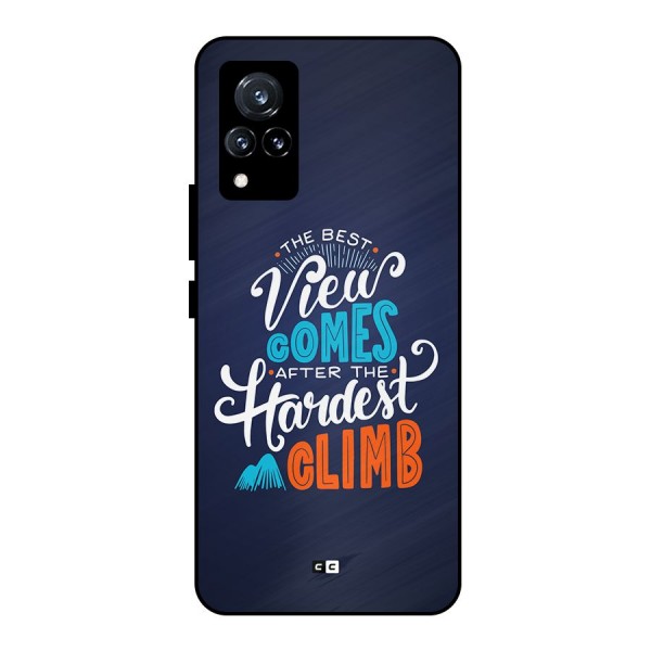 Hardest Climb Metal Back Case for Vivo V21 5G