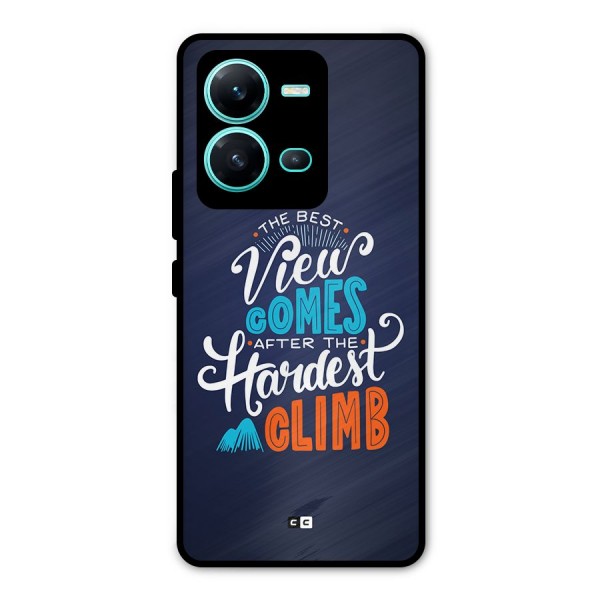 Hardest Climb Metal Back Case for Vivo V25